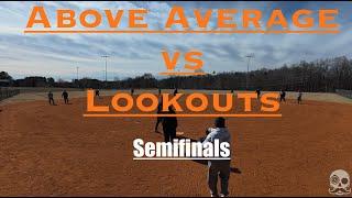 SEMIFINALS | Above Average vs Lookouts | WSL Cabin Fever | Slowpitch Softball