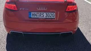 Launch-Control-Start mit dem neuen Audi TT RS auf der Rennstrecke Jamara