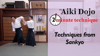 Techniques From Sankyo - The Aiki Dojo 2 Minute Technique #aikido #aikidocenterla #2minuteaikido