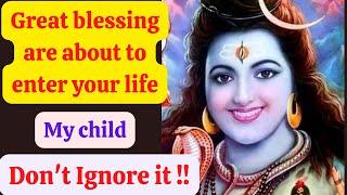 ️ Mahadev Message| lord Shiva blessings |  Urgent message from Mahadev