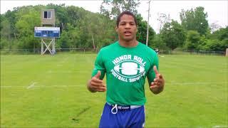 Interview with Bishop Foley 2019 RB Kendel Taylor