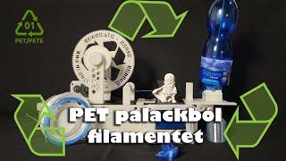 Hulladék PET palackból 3D nyomtató filamentet | The Recreator 3D ◆ Kreáció