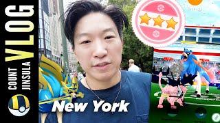 Grinding RAIDS in NYC!!  Going for SHUNDOS in Pokémon GO!