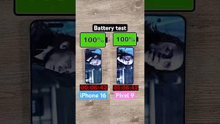 iPhone 16 vs Pixel 9 battery test!