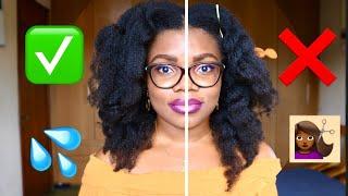 Dos & Don'ts for 4c Natural Hair for Growth and Thickness Natural Hair Tips for 4c/4b Hair