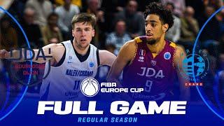 JDA Bourgogne Dijon v BC Kalev/Cramo | Full Basketball Game | FIBA Europe Cup 2024-25