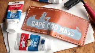 How to Block Print on Leather