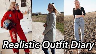 MARCH OUTFIT DIARY // What I actually wear // Outfit Inspiration | Anne