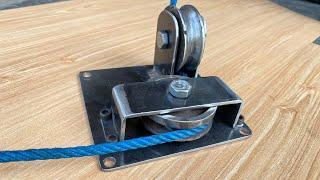 SUPER CREATIVE OUTRAGE!! Ambitious craftsman makes a rope diverter\\ DIY is a must try!!