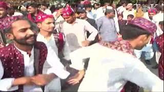 Sindhi Culture Day Celebrations Outside Karachi Press Club | Sindhi Tradition | Sindhi Topi Ajrak