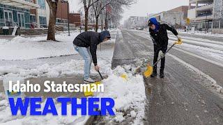 Boise Sees Late Winter Storm Bring Several Inches Of Snow