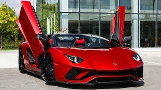 Overview of a BRAND NEW 2019 Lamborghini Aventador S Roadster in Rosso Leto!!!