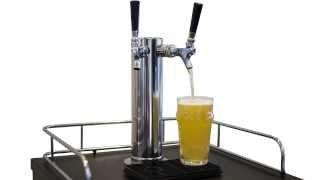 EdgeStar Ultra Low Temp Full Size Stainless Steel Dual Tap Kegerator- KC2000SSTWIN