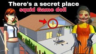 There's a secret horror house in the girl's house. squid Game doll HORROR SAKURA SCHOOL SIMULATOR