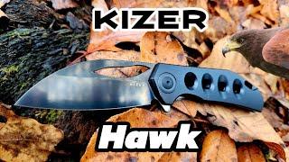 New Locking System! Kizer Hawk Overview! #Knives #edc #kizer