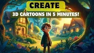 How to Create Free Cartoon Animated Videos with AI in 5 Minutes | Earn Money Fast with Animation