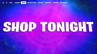 TONIGHT's Item Shop Fortnite! (Fortnitemares NEW & Returning)