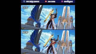 PERUBAHAN SKIN/OPTIMIZED ALUCARD LIGHTBORN SKIN COMPARISON - MOBILE LEGENDS #shorts #mlbb