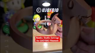 Bambu Studio settings for UJOYBIO filament. a minute. #3d #3dprinting #filament #bambulab  #fortnite