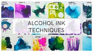 Master Alcohol Ink Art: 18 Techniques & Effects You Need to Try!