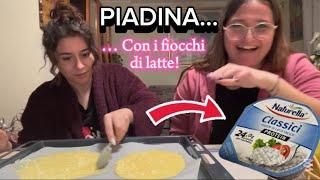 PROVIAMO A FARE LA PIADINA CON I FIOCCHI DI LATTE! 🫓/ Top o flop?! 