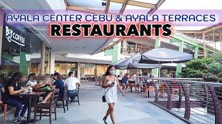 FOOD CHOICES IN AYALA CENTER CEBU AND AYALA TERRACES | March 2023 |#Philippines | #Cebu  [HD]