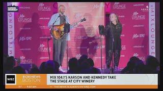 Mix 104.1's Karson & Kennedy take the stage at City Winery