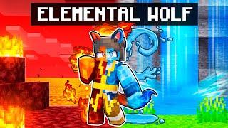 Playing as an ELEMENTAL WOLF in Minecraft!