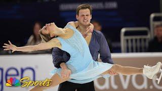 Alisa Efimova and Misha Mitrofanov capture first career pairs national championship | NBC Sports