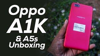 OPPO A1K and Oppo A5s Unboxing and quick review in Sinhala Sri Lanka