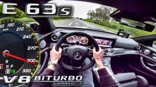 Mercedes AMG E63 S 4Matic+ 612HP ACCELERATION & TOP SPEED AUTOBAHN POV by AutoTopNL