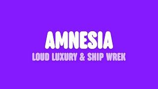 Loud Luxury & Ship Wrek - Amnesia (Lyrics) [feat. GASHI]