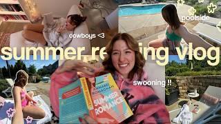 reading summer romance books! ‍️‍‍ summer reading vlog *spoiler free*