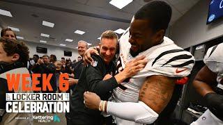 Week 6 at New York Giants | Locker Room Celebration