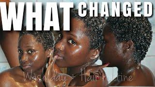 How I Style my Short Natural Hair Routine| WASH DAY ROUTINE