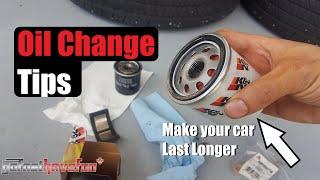 Best Oil Change Tips | AnthonyJ350