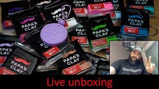 Unboxing the New Papa's Clay  Behind Scenes Clay Talk #papasclay