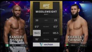 UFC 294 - Хамзат Чимаев vs Камеру Усман. Полный Бой.