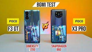 Poco F3 GT vs Poco X3 Pro Pubg Test, Heating and Battery Test | Snapdragon vs Dimensity 