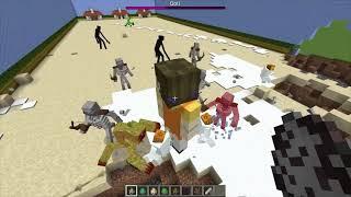 Squid Game Doll VS Mutant Creatures in Minecraft