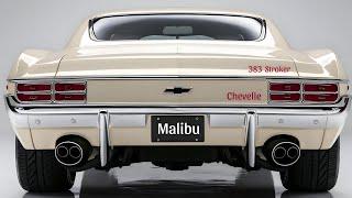 All-New 2025 Chevy Malibu Chevelle 383 Stroker: Officially First Look Revealed!