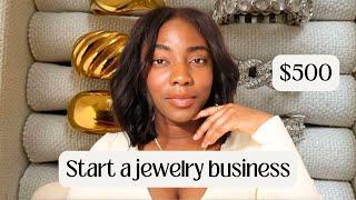 How to start a jewelry business with $500| Start a business in 2025 | CHRISTINA FASHION