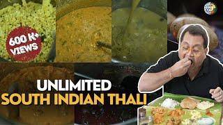 BEST SOUTH INDIAN THALI MUMBAI | UNLIMITED FOOD | KUNAL VIJAYAKAR