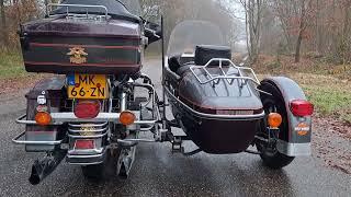 harley Electra glide FLHTC gespann seitenwagen beiwagen sidecar zijspan ahmotoren beekbergen