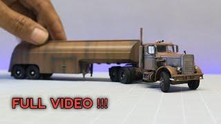 FULL VIDEO!!! making Duel trucks (1971) Peterbilt 281 Handmade