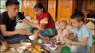 The new house brought smiles and happiness thanks to his wife's kindness