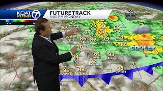 Hot weekend before big cool down