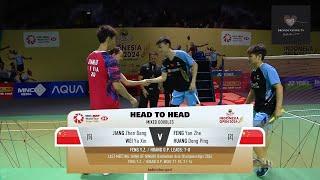 Indonesia Open 2024: Jiang Zhen Bang/Wei Ya Xin (CHN) vs. Feng Yan Zhe/Huang Dong Ping (CHN) - XD QF