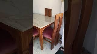 Marble Top Dining Table