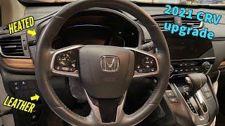 2021 CRV heated leather steering wheel install - OEM Honda parts